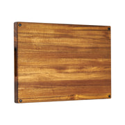 Large Cutting Board Wood Acacia - 20x15x1.6inches Thick Wooden Cutting Boards for Kitchen with Juice Groove - Wooden Chopping Boards for Kitchen Housewarming Gift Box, Natural Oil Wax Finish